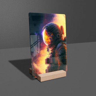 Akrylové sklo Astronaut v hmlovine