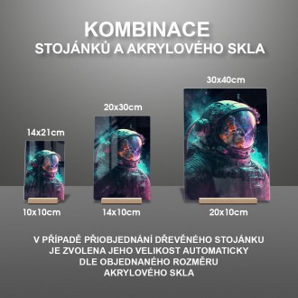 Akrylové sklo Stratený vo vesmíre