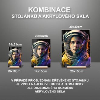 Akrylové sklo Astronautka