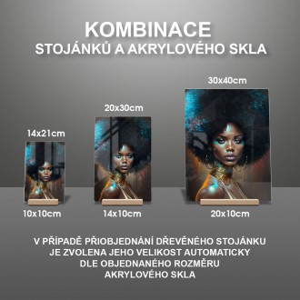 Akrylové sklo Funky Afro