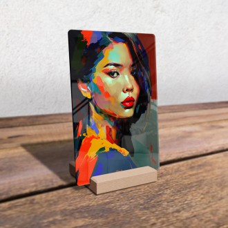 Akrylové sklo Moderné umenie - Japonská žena