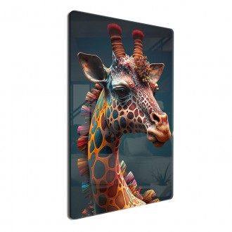 Akrylové sklo Psychadelická žirafa