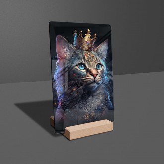 Akrylové sklo Mačacia kráľovná