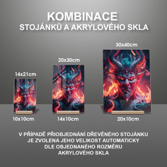 Akrylové sklo Démon