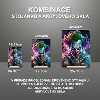 Akrylové sklo Zabijacky klaun