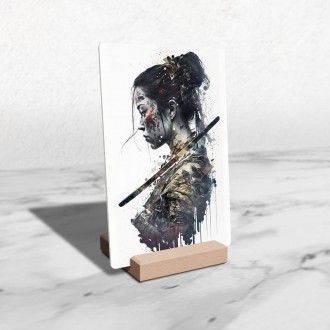 Akrylové sklo Japonská bojovníčka 3