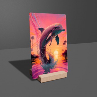 Akrylové sklo Tancujúci delfín
