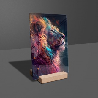 Akrylové sklo Vesmírny lev 2