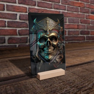 Akrylové sklo Pirátska maska