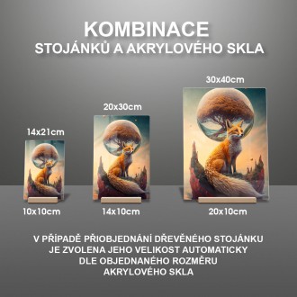 Akrylové sklo Snívajúca líška