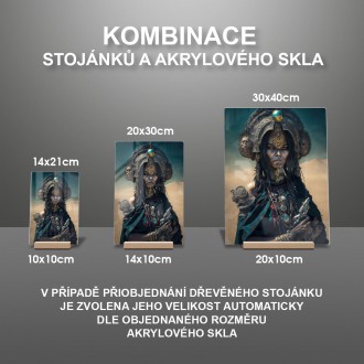 Akrylové sklo Vesmírna lovkyňa 3