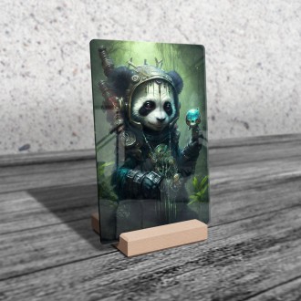 Akrylové sklo Mimozemská rasa - Panda