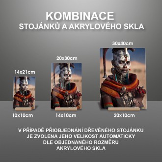 Akrylové sklo Mimozemská kňažka 3