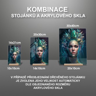 Akrylové sklo Kráľovná Atlantídy