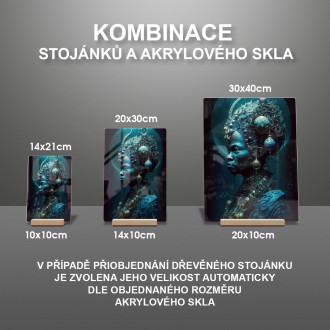 Akrylové sklo Mimozemská kňažka 5