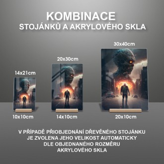 Akrylové sklo Koniec sveta 2