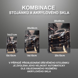 Akrylové sklo Pouličné zavodné auto