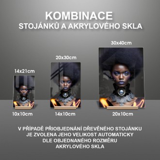 Akrylové sklo Africká Móda 5