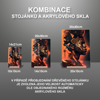 Akrylové sklo Moderné umenie - Geometria