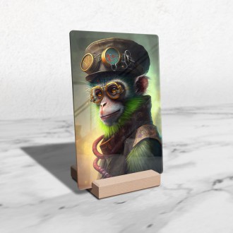 Akrylové sklo Steampunková opica 1