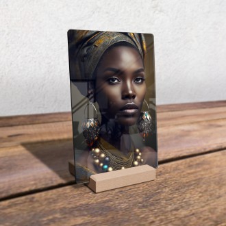 Akrylové sklo Africké dievča 1