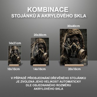 Akrylové sklo Postapokalyptická postava