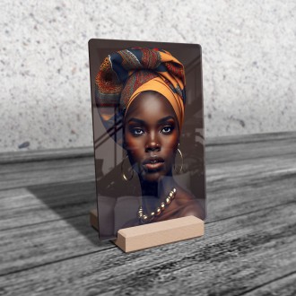Akrylové sklo Africké dievča