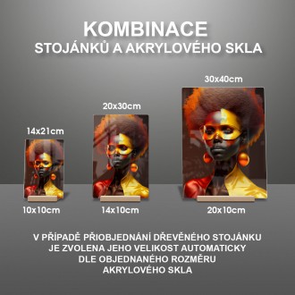 Akrylové sklo Africká Móda 6