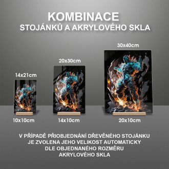 Akrylové sklo Mýtický bojovník 4