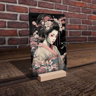 Akrylové sklo Japonská žena 3