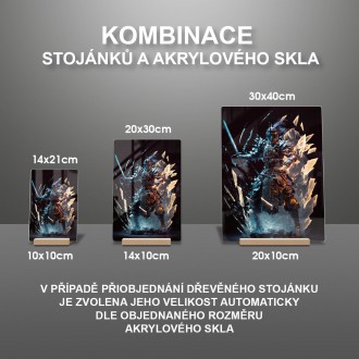 Akrylové sklo Mýtický bojovník 2