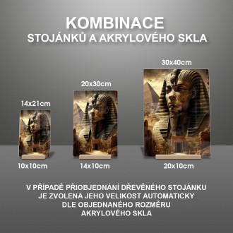 Akrylové sklo Egyptský chrám