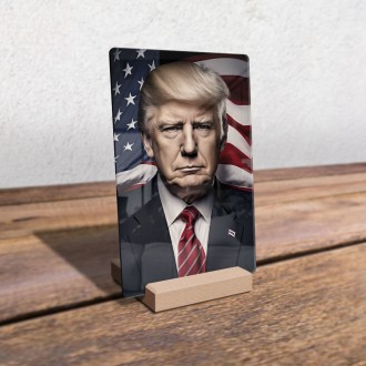 Akrylové sklo Prezident USA Donald Trump