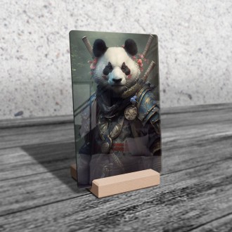 Akrylové sklo Bojovník panda