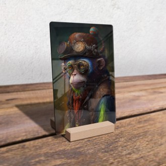 Akrylové sklo Steampunková opica