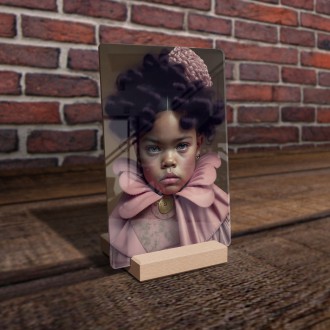 Akrylové sklo Malé dievčatko v šatách