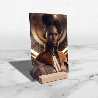 Akrylové sklo Africká žena v tradičnej róbe