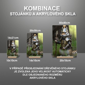 Akrylové sklo Lesný strážca