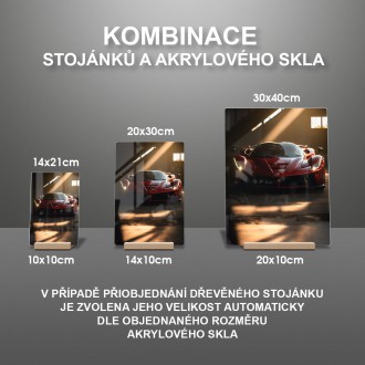 Akrylové sklo Ferrari