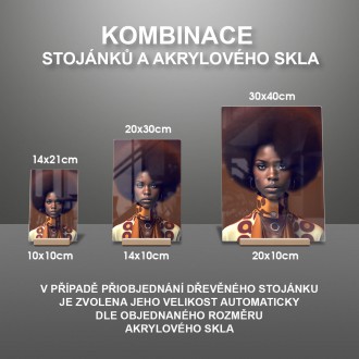 Akrylové sklo Móda - Afro