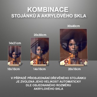 Akrylové sklo Móda - Afro