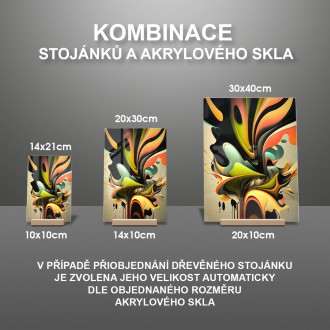 Akrylové sklo Vo víre farieb