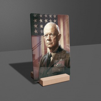 Akrylové sklo Prezident USA Dwight D. Eisenhower