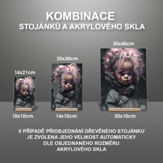 Akrylové sklo Strašidelné dievčatko 2