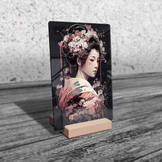 Akrylové sklo Japonská žena