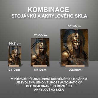 Akrylové sklo Staroveký náčelník