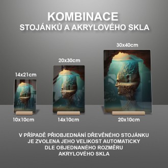 Akrylové sklo Podvodný chrám