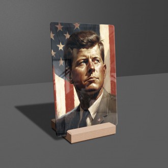 Akrylové sklo Prezident USA John F. Kennedy
