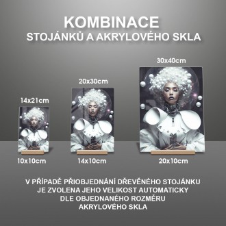 Akrylové sklo Fantasy vesmírna vládkyňa 1