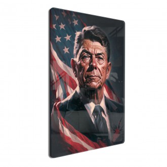 Akrylové sklo Prezident USA Ronald Regan